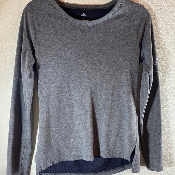 Adidas Climalite Long Sleeve Sweatshirt Size: S - Picture 1 of 5